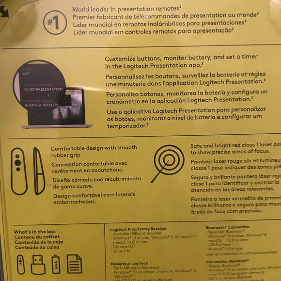 R500s Laser presentation remote NIB - Picture 2 of 7